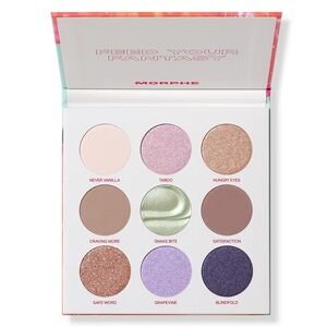 Morphe Pulp Fantasy Eyeshadow Palette- limited edition, molten metal, cool tones